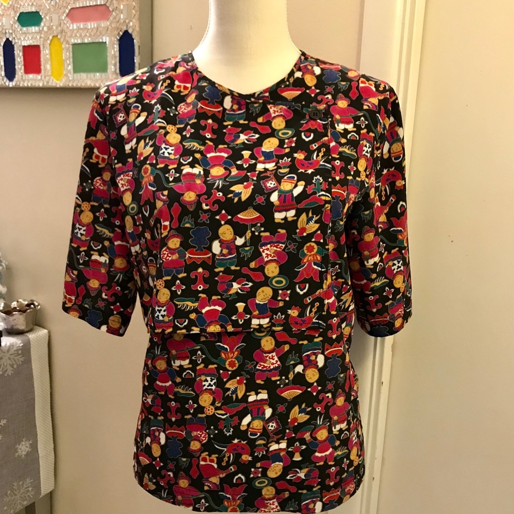 ✨EUC Vintage La Chine Classic Top by Galinda Wang